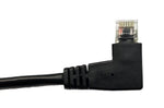 Netzwerk Ethernet Kabel 90°Rechts Winkel 80cm CAT6 S/FTP Patchkabel RJ45 DSL LAN – Geschenk Design | Geschenk Freude