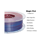 2in1 SILK PLA Filament für 3D Drucker | Zweifarbig Special Magic Effekt - NEU 3DPLady Silk Filament 1 kg Silk Blue - Red – Praktisches Geschenk | Büro Spaß