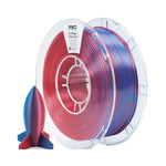 2in1 SILK PLA Filament für 3D Drucker | Zweifarbig Special Magic Effekt - NEU 3DPLady Silk Filament 1 kg Silk Blue - Red – Praktisches Geschenk | Büro Spaß