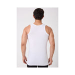 4er Pack Herren Unterhemd Achselhemd Tanktop 100% Baumwolle Weiß – Alltag Inspiration | Geschenk Qualität