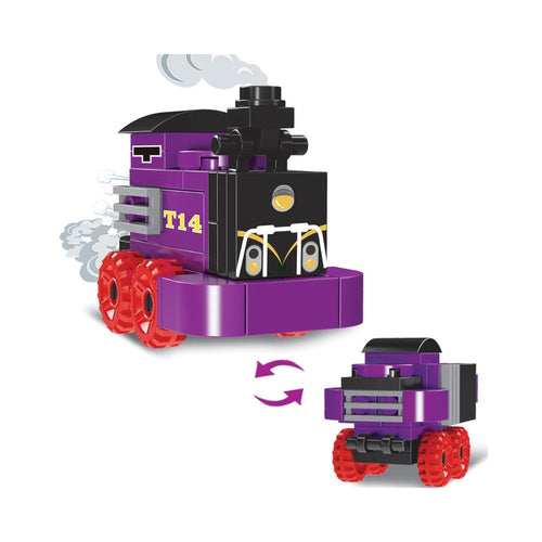 12x Überraschungsei Lokomotive 🚂 – Klemmbaustein Zug Spielzeug für Kinder 🎁 – Geschenk Freude | Alltag Produkt