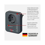 2 stück Brennenstuhl Überspannungsschutz Steckdosenadapter 13.500A Blitzschutz – Praktische Idee | Geschenk Klassiker