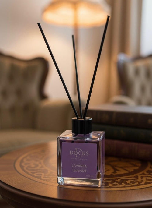 2er Set DOCKS Raumduft Set 110ml Diffuser mit Duftstäbchen – Lufterfrischer Duft – Kleine Freude | Geschenk Tipp