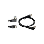 Netzwerk Ethernet Kabel 90°Links Winkel 80cm CAT6 S/FTP Patchkabel RJ45 DSL LAN – Geschenk Qualität | Büro Spaß