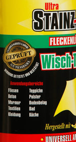 Ultra Fleckentferner Konzentrat+Wisch-Tücher für Teppich Kleidung Polster Stoffe – Geschenk Artikel | Geschenk Favorit