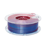 2in1 SILK PLA Filament für 3D Drucker | Zweifarbig Special Magic Effekt - NEU 3DPLady Silk Filament 1 kg Silk Blue - Red – Geschenk Freude | Geschenk Klassiker