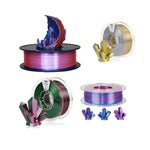 2in1 SILK PLA Filament für 3D Drucker | Zweifarbig Special Magic Effekt - NEU – Geschenk Auswahl | Büro Accessoire