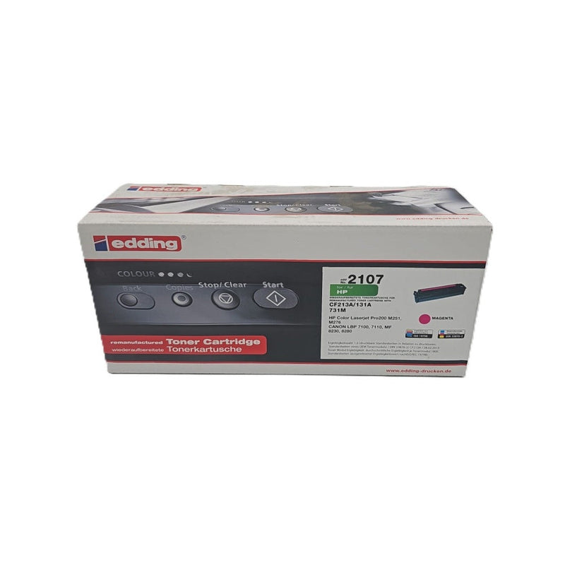 Edding Toner 2107 für HP CF213A 131A LaserJet Pro 200 M251nw M276n M276nw Magent – Büro Lifestyle | Büro Komfort