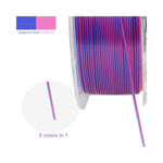 2in1 SILK PLA Filament für 3D Drucker | Zweifarbig Special Magic Effekt - NEU 3DPLady Silk Filament 1 kg Silk Rose Red - Blue – Alltag Helfer | Büro Extra