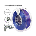 2in1 SILK PLA Filament für 3D Drucker | Zweifarbig Special Magic Effekt - NEU 3DPLady Silk Filament 1 kg Silk Rose Red - Blue – Alltag Helfer | Büro Favorit