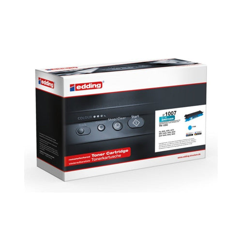 Edding XXL Toner 1007 Brother TN-135C Cyan HL-4040 4050 4070 MFC 9440 9450 9840 – Geschenk Favorit | Büro Tool