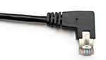 Netzwerk Ethernet Kabel 90°Rechts Winkel 80cm CAT6 S/FTP Patchkabel RJ45 DSL LAN – Geschenk Design | Geschenk Freude