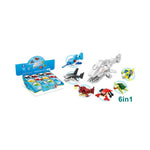 12x Meerestiere Überraschungseier Bausteine Spielzeug Set Kinder Ostergeschenk – Geschenk Trend | Büro Favorit