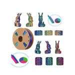 3in1 SILK PLA Filament für 3D Drucker | Dreifarbig Special Magic Effekt - NEU – Büro Erlebnis | Büro Lifestyle