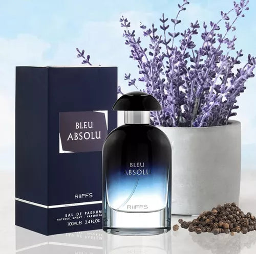 RiiFFS Bleu Absolu Parfum Herren 100ml - Frisch, Holzig, Maskulin- Eau de Parfum – Geschenk Qualität | Kleine Freude
