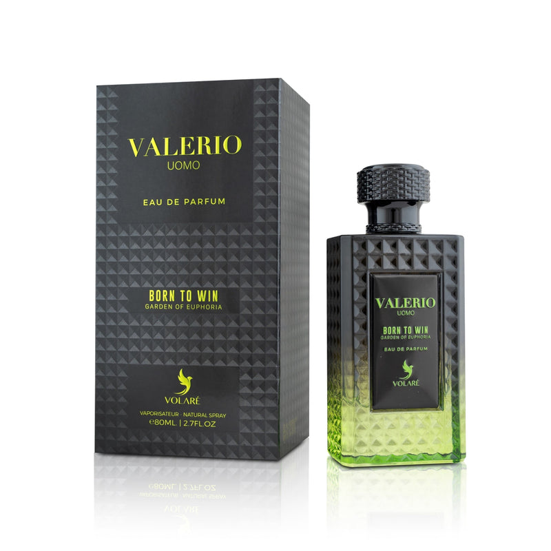 Valerio Uomo Born To Win Garden Of Euphoria Eau De Parfum by Volare 80ml – Büro Upgrade | Geschenk Style