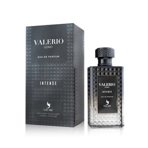 Valerio Uomo Intense Eau De Parfum by Volare 80ml – Geschenk Inspiration | Büro Musthave
