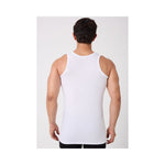 4er Pack Herren Achselhemd Unterhemd Tanktop 100% Baumwolle Weiß & Schwarz – Geschenk Klassiker | Geschenk Moment