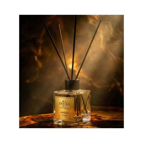 2x Set DOCKS Raumduft Stäbchen Lufterfrischer Duftstäbchen AMBER 220ml – Geschenk Idee | Geschenk Auswahl