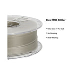 2in1 SILK PLA Filament für 3D Drucker | Zweifarbig Special Magic Effekt - NEU 3DPLady Silk Filament 1 kg Glow Dark Mystery Neon Green – Büro Detail | Geschenk Trend