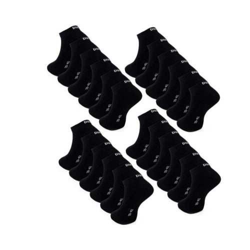 6–24 Paar DOCKS Sneaker Socken Baumwolle Atmungsaktive Damen & Herren schwarz 43-46 24er Pack – Büro Idee | Büro Erlebnis