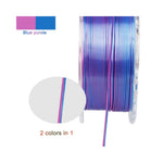 2in1 SILK PLA Filament für 3D Drucker | Zweifarbig Special Magic Effekt - NEU 3DPLady Silk Filament 1 kg Silk Purple - Blue – Büro Favorit | Büro Erlebnis