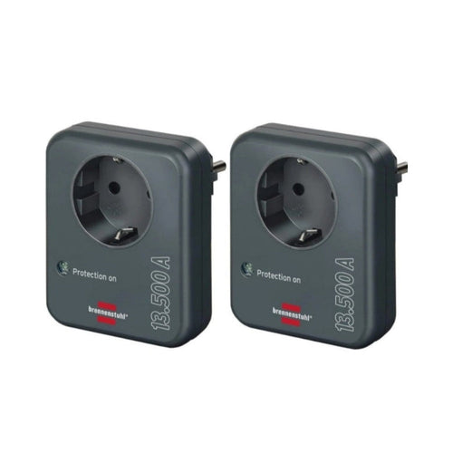2 stück Brennenstuhl Überspannungsschutz Steckdosenadapter 13.500A Blitzschutz – Geschenk Auswahl | Geschenk Idee
