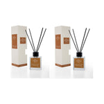2er Set DOCKS Raumduft Set 110ml Diffuser mit Duftstäbchen – Lufterfrischer Duft Sinn für Luxus – Büro Lifestyle | Geschenk Favorit