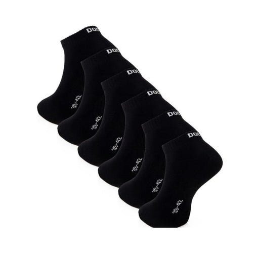6–24 Paar DOCKS Sneaker Socken Baumwolle Atmungsaktive Damen & Herren schwarz – Geschenk Style | Büro Trend