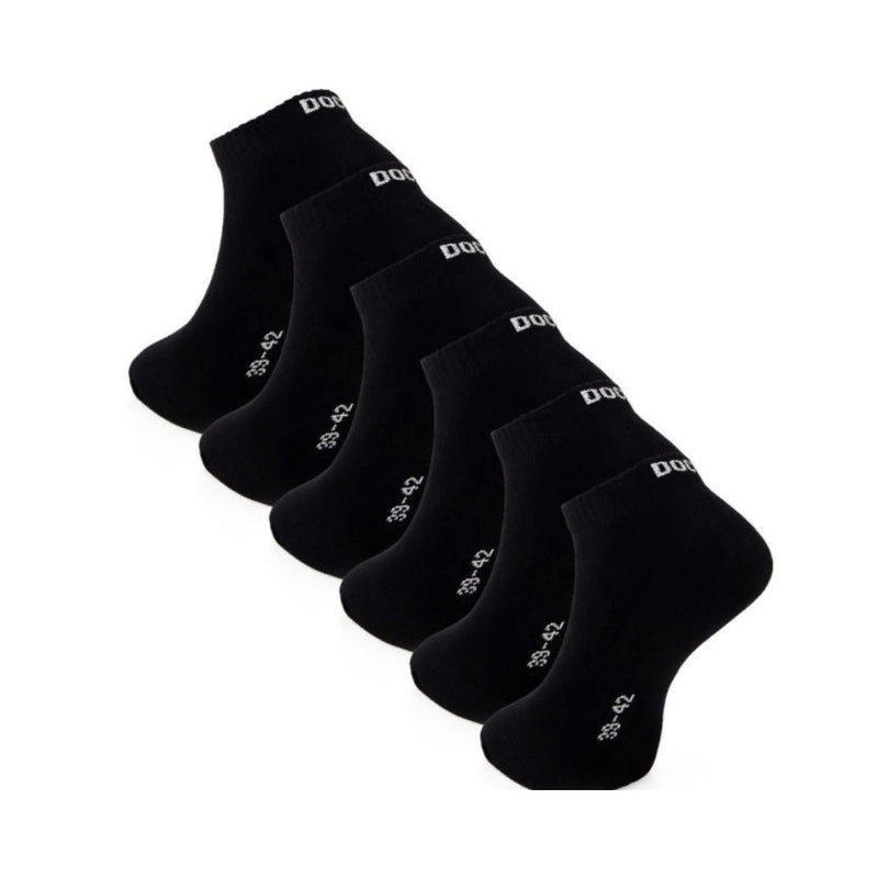 6–24 Paar DOCKS Sneaker Socken Baumwolle Atmungsaktive Damen & Herren schwarz – Geschenk Style | Büro Trend