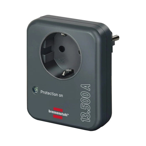 2 stück Brennenstuhl Überspannungsschutz Steckdosenadapter 13.500A Blitzschutz – Praktische Idee | Geschenk Klassiker