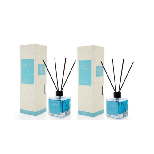 2er Set DOCKS Raumduft Set 110ml Diffuser mit Duftstäbchen – Lufterfrischer Duft Blaues Eis – Geschenk Option | Geschenk Set
