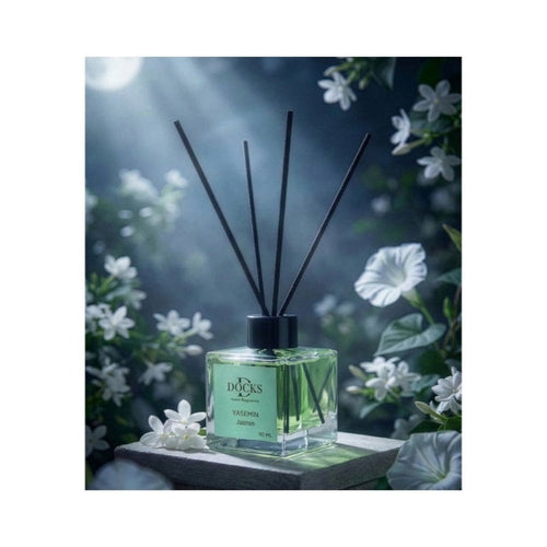 2x Set DOCKS Raumduft Stäbchen Lufterfrischer Duftstäbchen JASMIN 220ml – Geschenk Qualität | Alltag Produkt