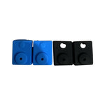 4x V6 Heizblock(Heatblock) Silikon Socken Heizblock Schutz für 3D Drucker – Büro Detail | Geschenk Empfehlung