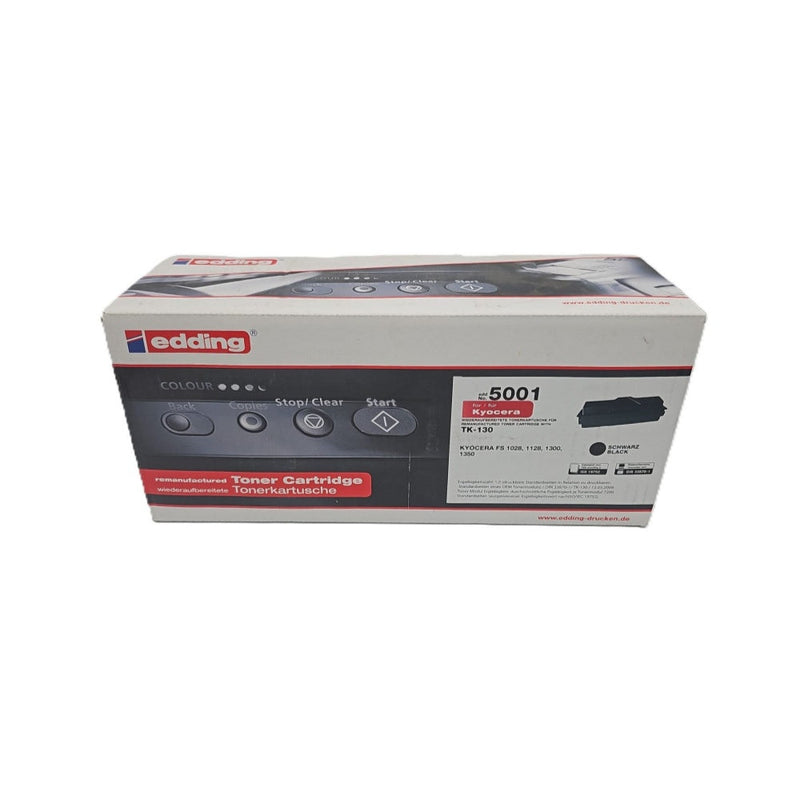 Edding XXL Toner 5001 für Kyocera TK-130 FS-1028 /1128MFP 1028, 1128, 1300, 1350 – Geschenk Moment | Büro Musthave