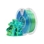2in1 SILK PLA Filament für 3D Drucker | Zweifarbig Special Magic Effekt - NEU 3DPLady Silk Filament 1 kg Silk Yellow - Blue – Geschenk Tipp | Geschenk Trend