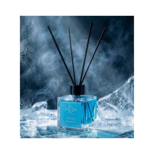 2x Set DOCKS Raumduft Stäbchen Lufterfrischer Duftstäbchen BLAUES EIS 220ml – Alltags Helfer | Büro Tool