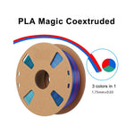 3in1 SILK PLA Filament für 3D Drucker | Dreifarbig Special Magic Effekt - NEU 3DPLady Silk Filament 1 kg Green-Purple-Copper – Kleine Freude | Büro Accessoire
