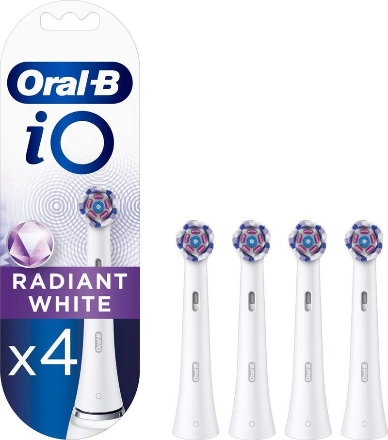 Oral-B iO White Black Ersatzkopf 4 Stück – Geschenk Style | Praktische Idee