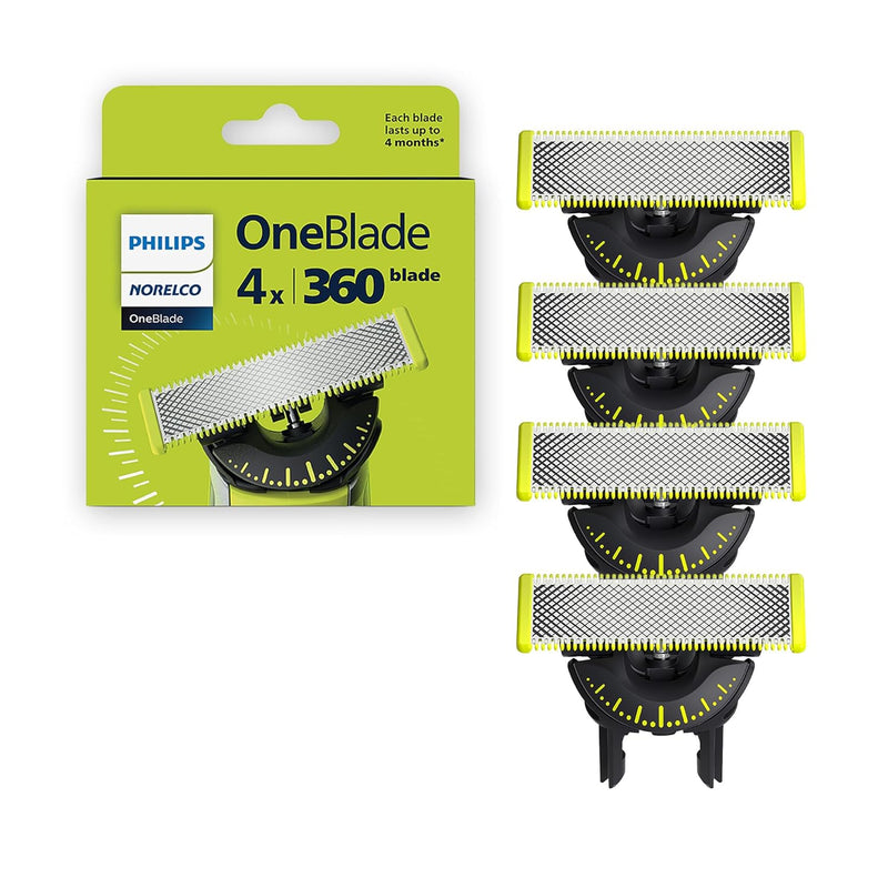 Philips Norelco OneBlade 360 Klingen 4 Stück QP440/80 – Büro Idee | Büro Detail
